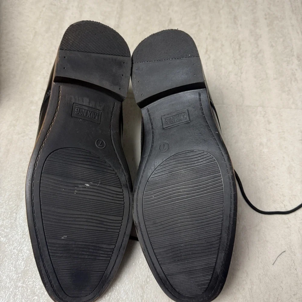 Mix No. 6 Black Oxfords Classic Formal Shoes size 7 like new